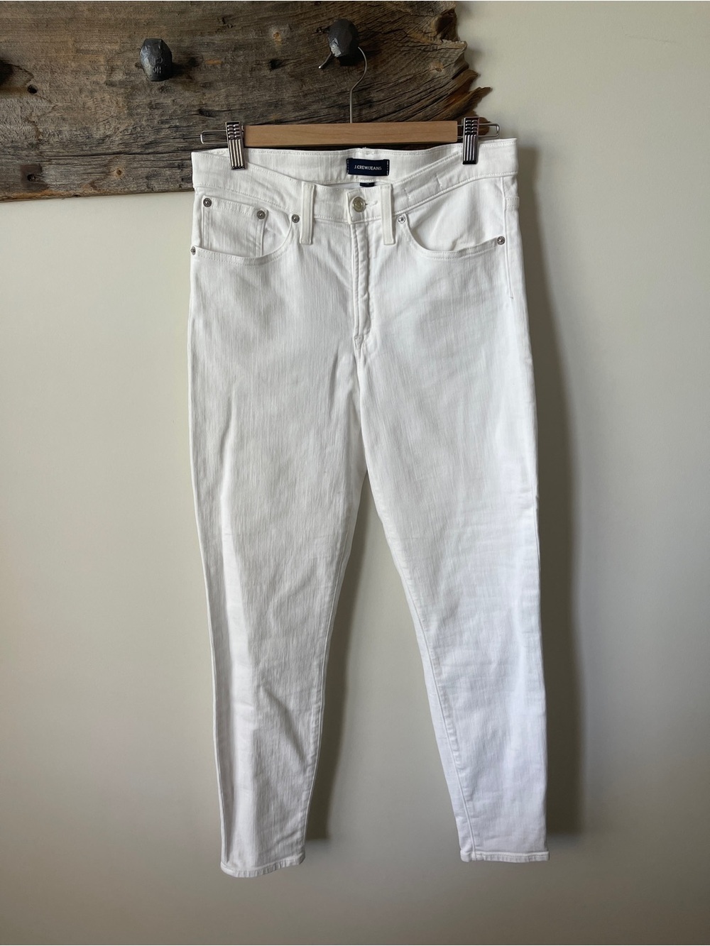 J. Crew White Skinny Jeans